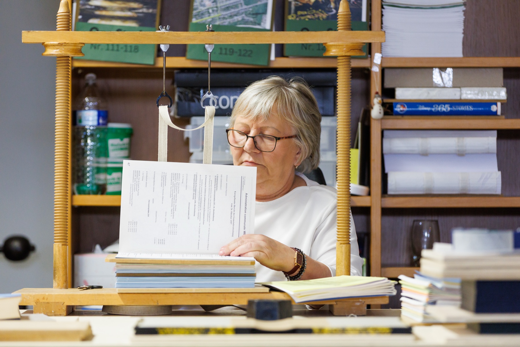 L'équipe de l'atelier au travail
