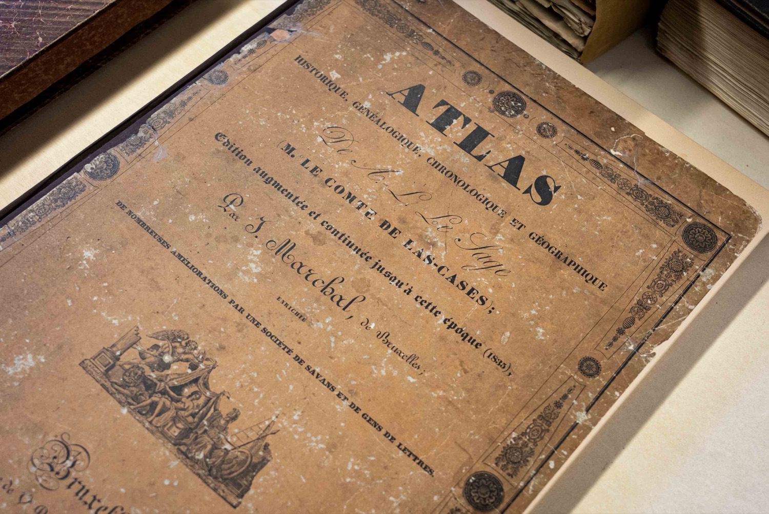 Restauration d'un atlas ancien